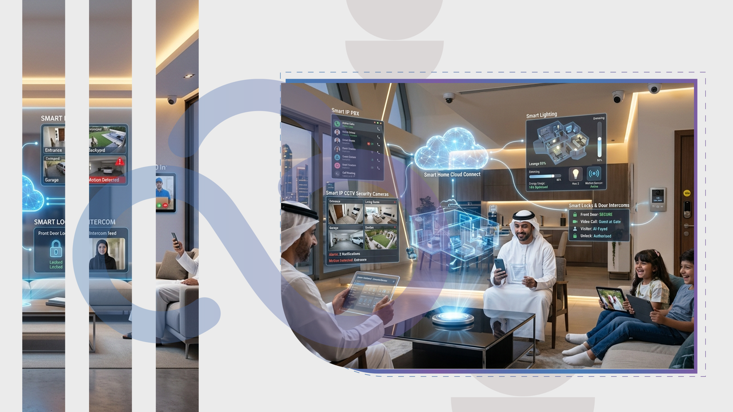 How a Smart Home Works? المنزل الذكي (Smart Home)