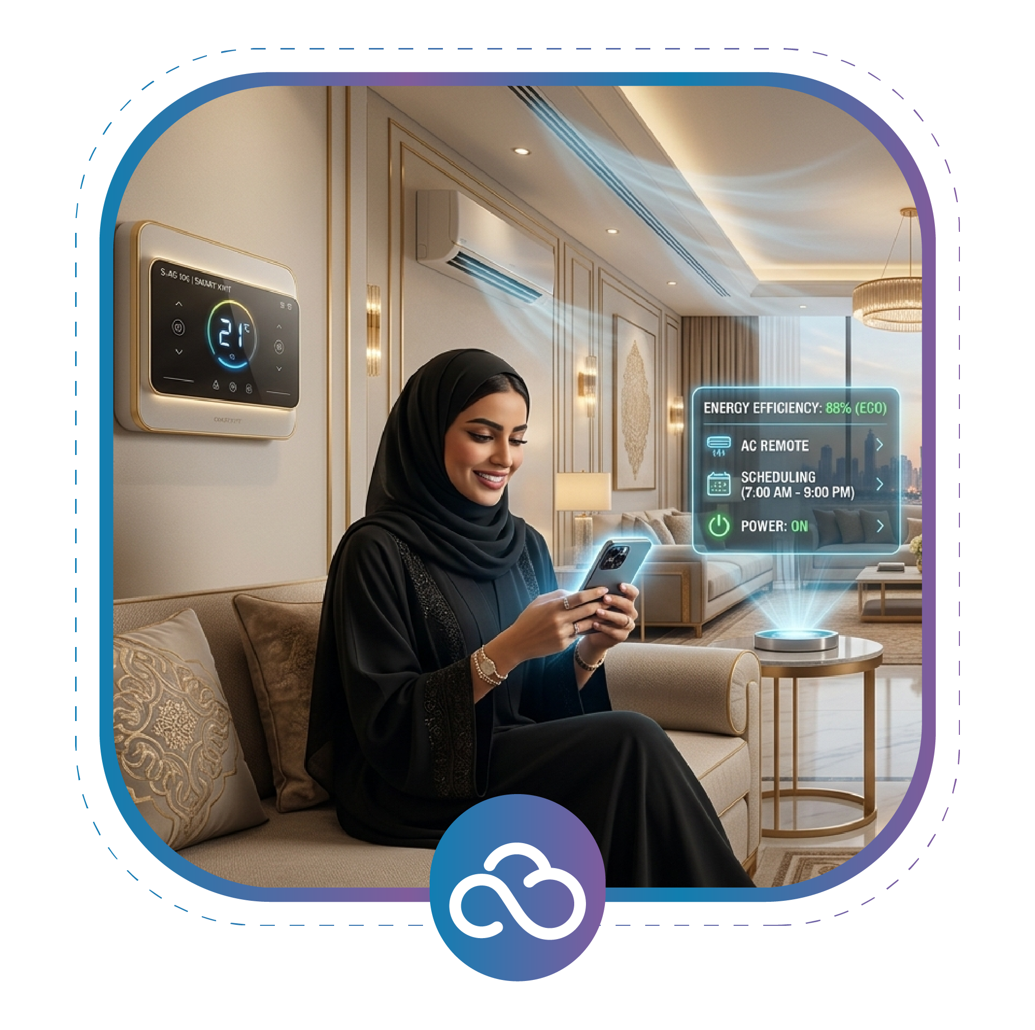 التحكم الذكي في التكييف