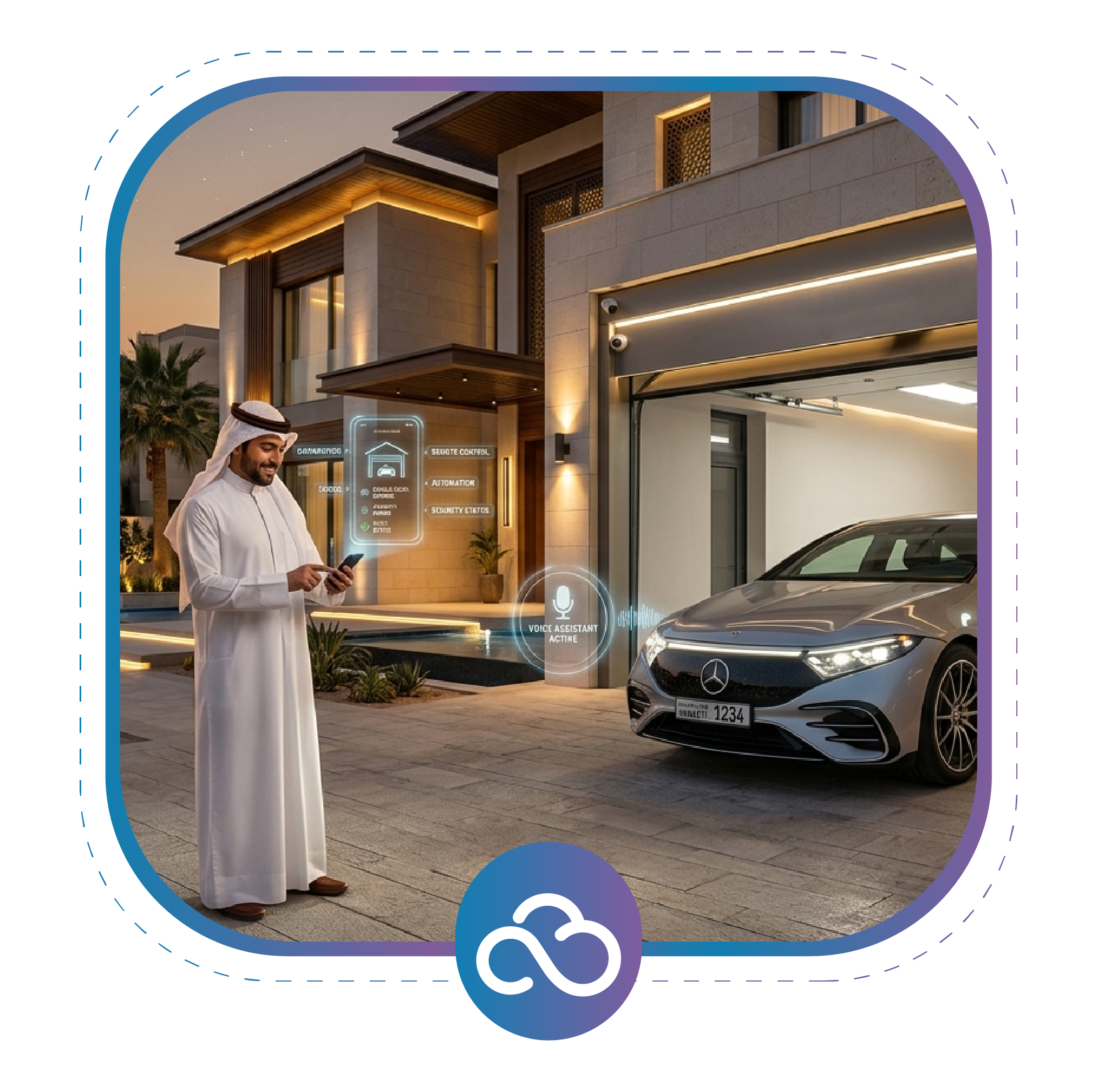 بوابات الجراج الذكية