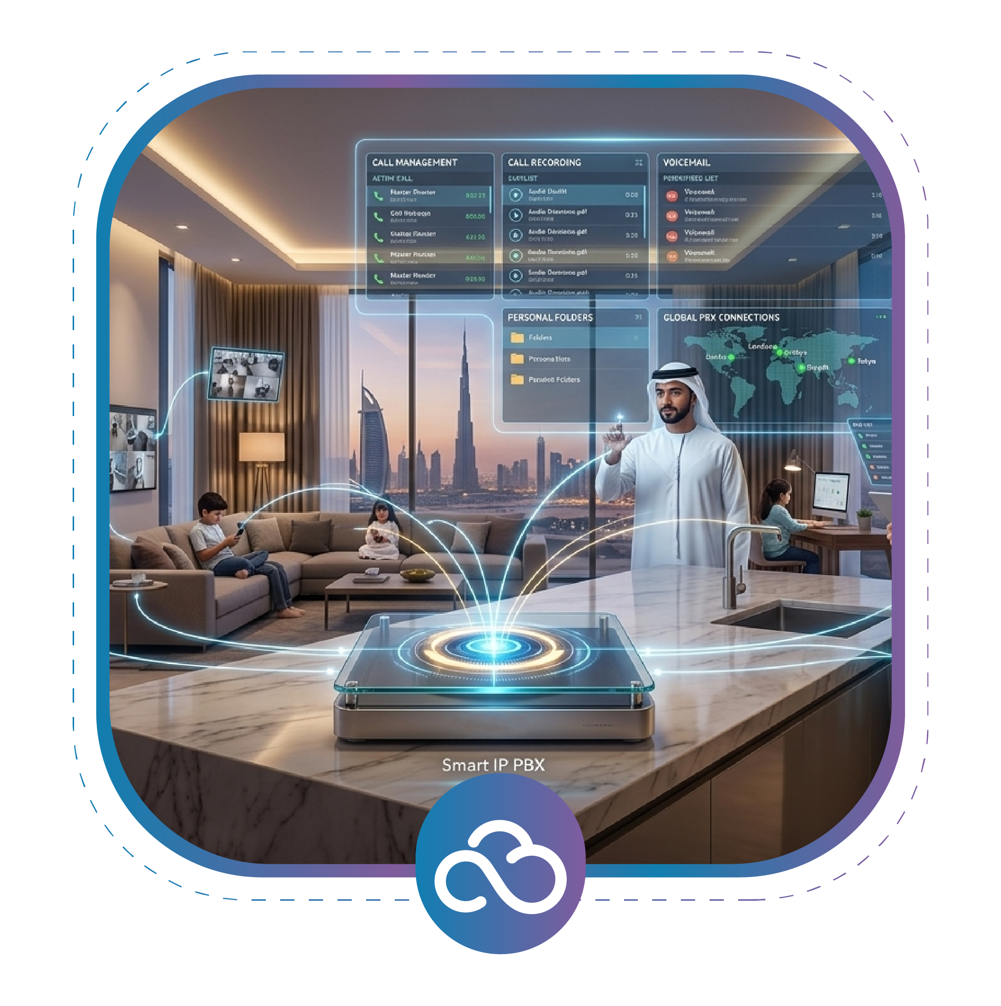 السنترالات الذكية IP PBX