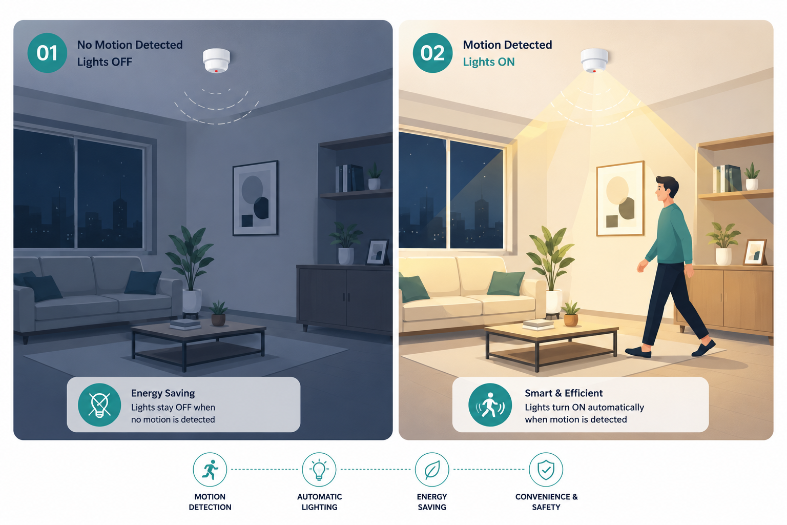 IP-based technologies motion sensors