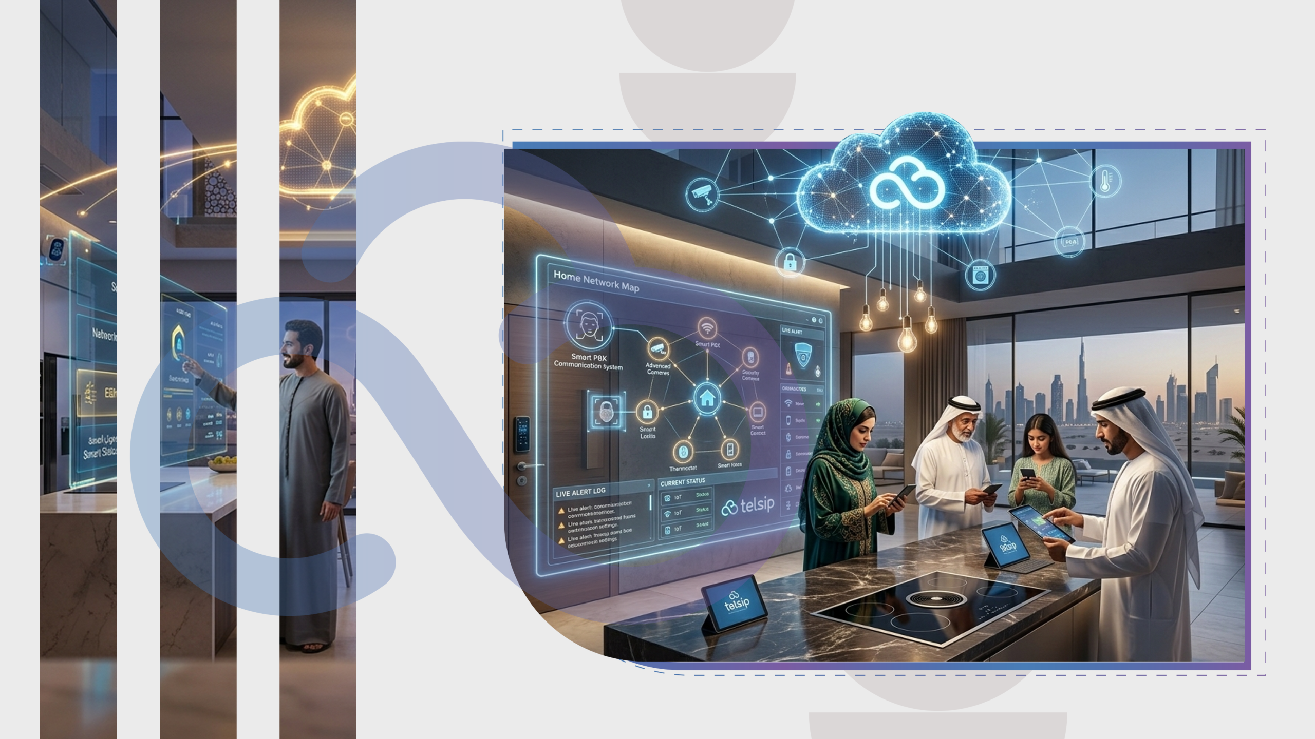 smart home technology تقنيات المنزل الذكي سمارت هوم