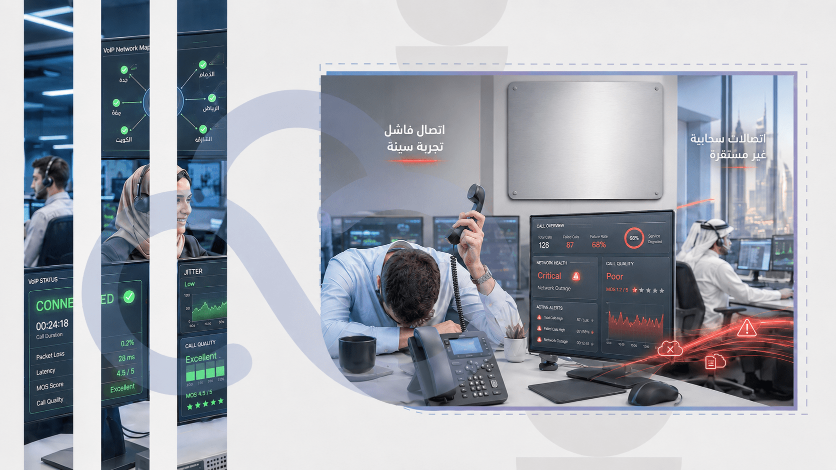 VoIP Issues مشاكل الفويب