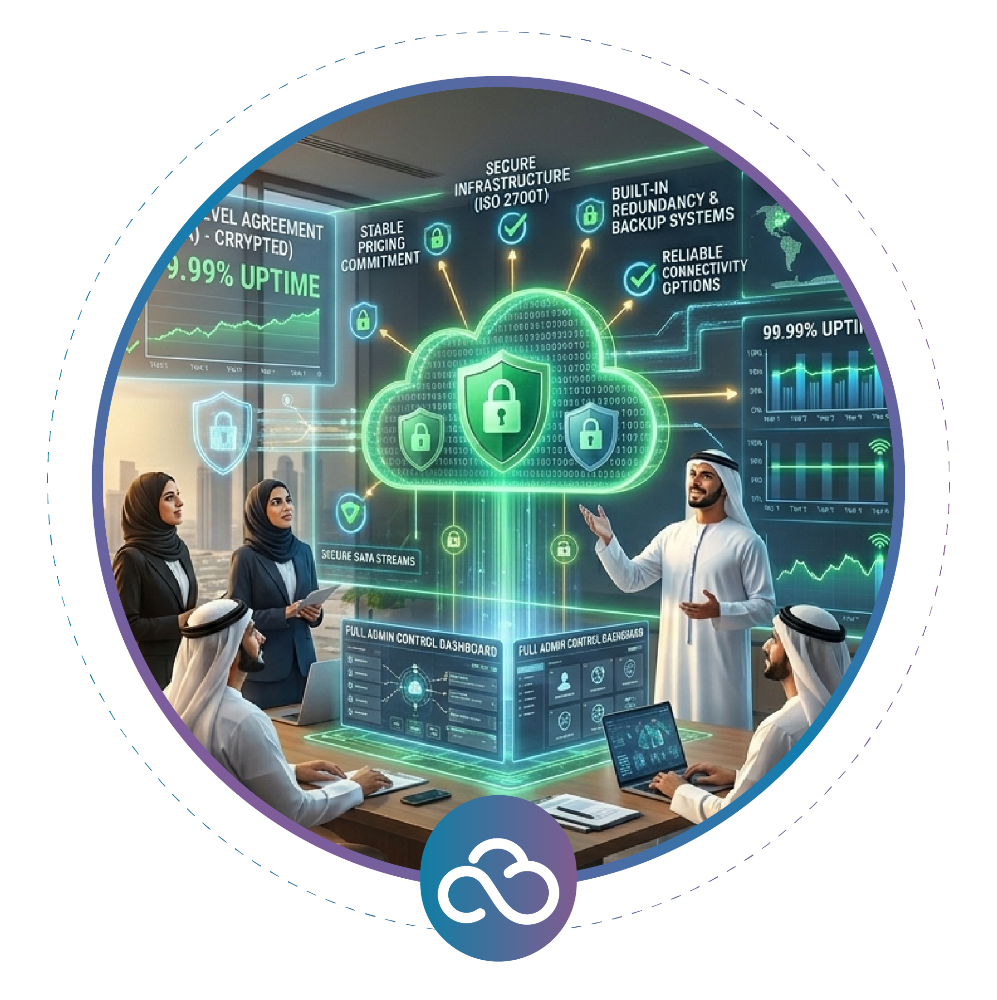 المخاطر التقنية ل Cloud PBX