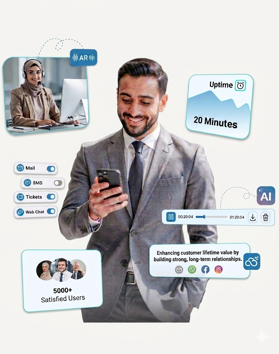 سنترال سحابي متكامل للشركات - تلسِب